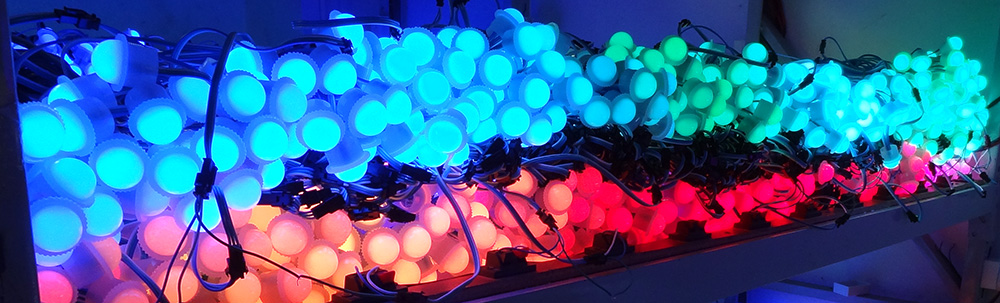 Pixel led string lights